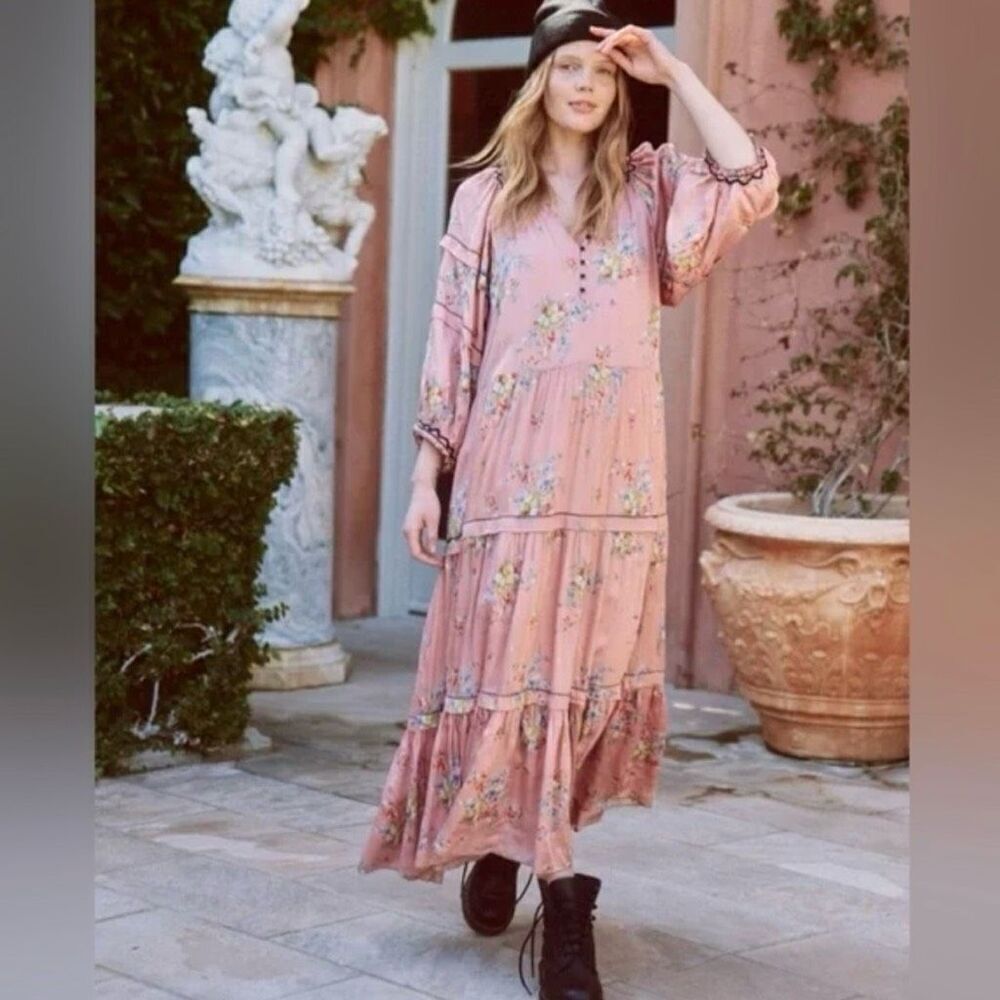 NWOT The Great. Sachet Dress in Cherry Blossom Size 1 US S